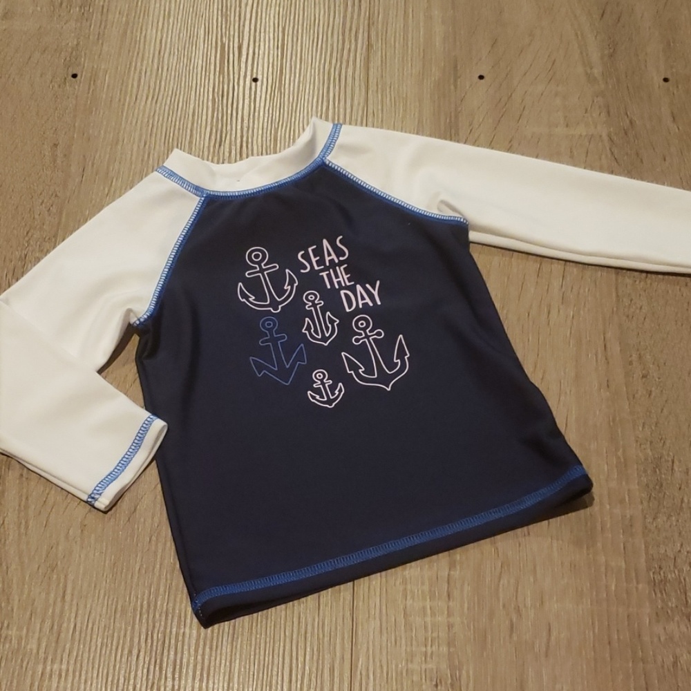 $4 w/ bundle! Baby Swim Shirt Seas The Day